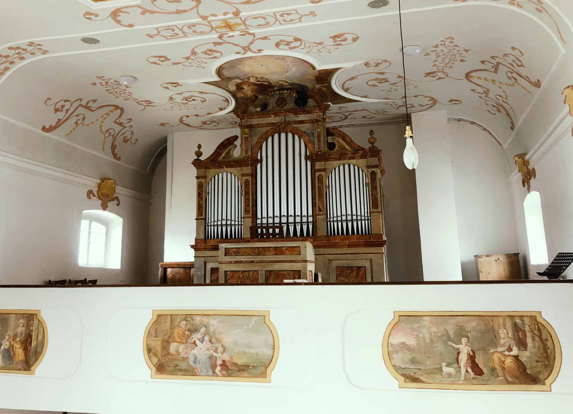 Hitzhofen alte Kirche Mariä Heimsuchung Vleugels Die Orgelmanufactur